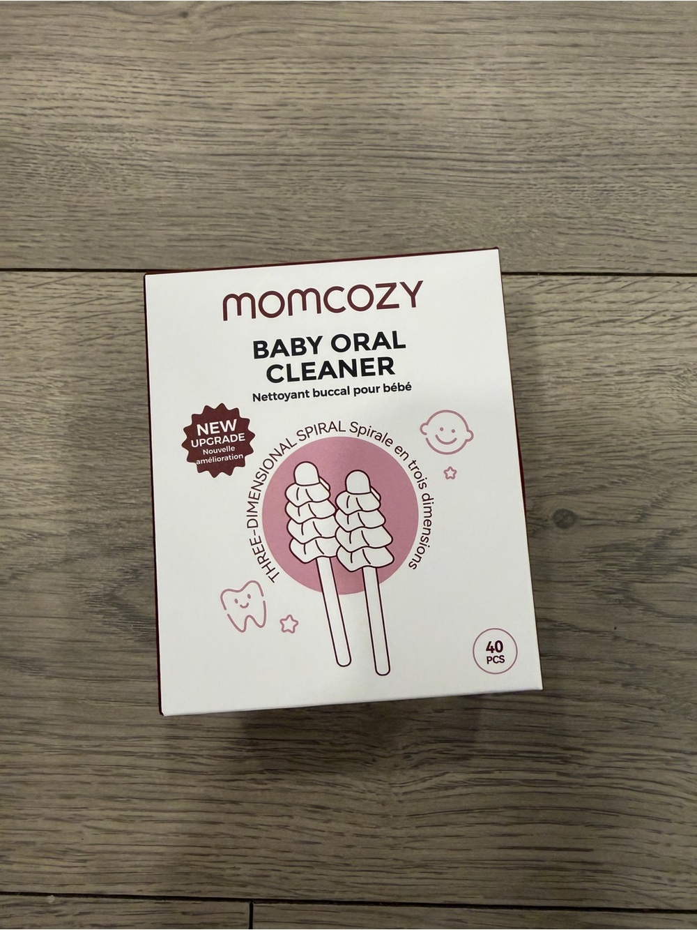 Momcozy Baby Oral Cleaner - Pink